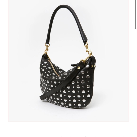 Clare V Handbags - Clare V Petit Moyen Black W/ Silver Studs NWT RARE